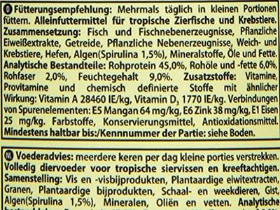 Tetra Wafermix 250ml - Compleet Aquariumvoer voor Bodemvissen & Krabben - thumbnail