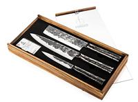 Brute Forged | Messenset 3-Delig: koksmes, hakbijl en universeel mes - thumbnail