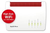 AVM FRITZ!Box 7590 International DSL/VDSL modem router, Mesh Master, Wi-Fi tot 1.733 Mbit/s (5GHz) + 800 Mbit/s (2,4 GHz), tot 300 MBit/s door VDSL-supervectoring 35b, MESH Wi-Fi, Mediaserver - thumbnail