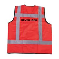 RWS veiligheidsvest beveiliger rood - RWS veiligheidsvest beveiliger rood - thumbnail