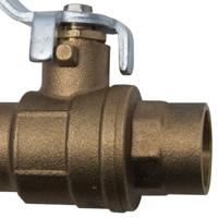 Cornat soldeerkogelkraan + hendel 15mm ms - t594007 - thumbnail