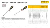 Stanley FMHT0-62620 FatMax Bolster Schroevendraaier Standaard 8 x 175mm - thumbnail