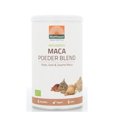 Maca poeder blend geel, rood & zwart bio 300 Gram
