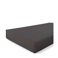 Walra Hoeslaken Jersey Stretch Antraciet-80 x 200/210 cm - thumbnail