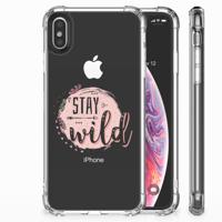 Apple iPhone Xs Max Stevig Bumper Hoesje Boho Stay Wild - thumbnail