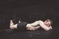 RumblerRoller 31" Full Size Xtra Firm Black Textured Foam Roller - thumbnail