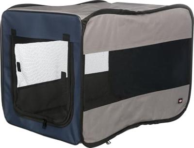 TRIXIE REISMAND TWISTER OPVOUWBAAR DONKERBLAUW / LICHTBLAUW 45X45X64 CM TRIXIE REISMAND TWISTER OPVOUWBAAR DONKERBLAUW / LICHTBLAUW 45X45X64 CM