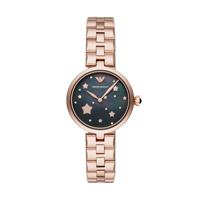 Emporio Armani Rosegoudkleurig roestvrijstalen armbandhorloge voor dames 32 mm AR11197 - thumbnail