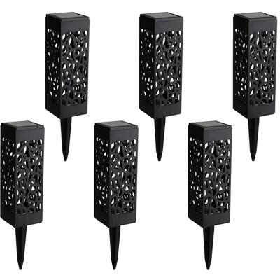 Zonne-energie LED Priklampen Set - 6 Stuks - Warm Wit 3000K - IP44