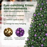 VidaXL Kunstkerstboom groen 210 cm pvc en staal en kunststof - thumbnail