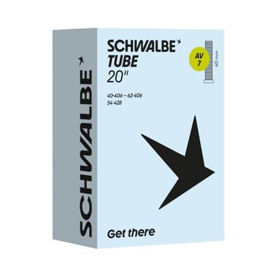 SCHWALBE Tube (av7) - 20'' (40/62-406) - schrader SCHWALBE Tube (av7) - 20'' (40/62-406) - schrader