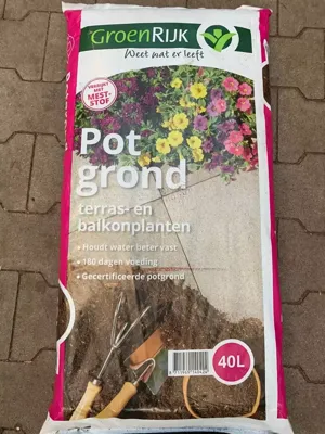 Potgrond | Terras en balkonplanten | 40L | GroenRijk Potgrond | Terras en balkonplanten | 40L | GroenRijk