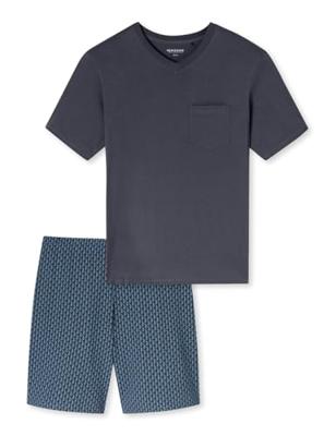 Schiesser Schiesser Pyjama Short graphite 181153 58/3XL