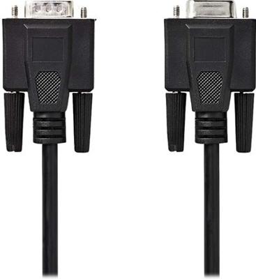 VGA monitor verlengkabel - CU koper aders / zwart - 20 meter