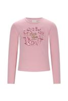 Le Chic winter t-shirt meisjes - roze - Norma - vlinder - thumbnail