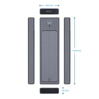 Harde schijf behuizingEwent EWENT M.2 2280 Grijs - thumbnail