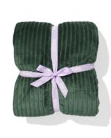 HEMA Plaid 130x150cm sherpa blauwgroen (donkergroen) - thumbnail