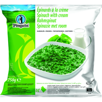 Pinguin Spinazie met Room 750g bij Jumbo - thumbnail