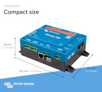 Victron Energy Venus GX System-Kontroll-Modul Afstandsbediening BPP900400100 143 mm x 45 mm x 96 mm - thumbnail