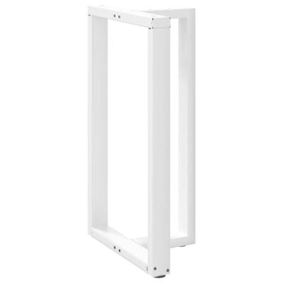 Bartafelpoten 2 st T-vormig 60x35x(100-101) cm staal wit - thumbnail