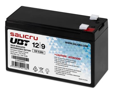Batterij voor Ononderbreekbaar Stroomvoorzieningssysteem SAI Salicru UBT 12/9 12/9 9 Ah 12V 9 Ah 12 V