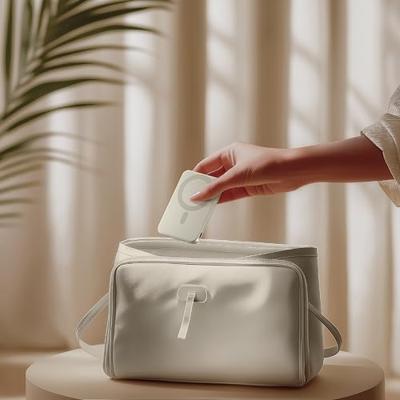 Satechi OntheGo magnetische Qi2 Powerbank met Stand (5.000mAh/20W) - Sand Satechi OntheGo magnetische Qi2 Powerbank met Stand (5.000mAh/20W) - Sand