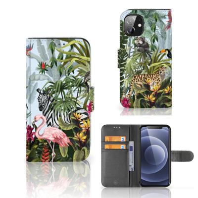 Telefoonhoesje | Met pasjeshouder | voor Apple iPhone 12 Mini Jungle