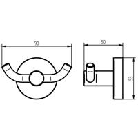 Dubbele Haak Haceka Kosmos Haceka - thumbnail