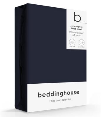 Beddinghouse Beddinghouse Jersey Lycra Hoeslaken 70/80x200/220 cm Indigo