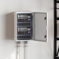 VidaXL Bedieningskast grijs 47 x 20 x 60 cm abs kunststof - thumbnail