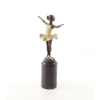 Bronzen beeld van een Ballerina - thumbnail