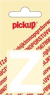 Plakletter Helvetica 40 mm Sticker witte letter z Pickup - Pickup