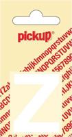 Plakletter Helvetica 40 mm Sticker witte letter z Pickup - Pickup - thumbnail