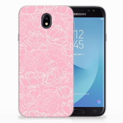 Samsung Galaxy J7 2017 | J7 Pro | TPU Case | White Flowers Samsung Galaxy J7 2017 | J7 Pro | TPU Case | White Flowers