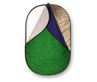 BRESSER BR-TR2 7 in 1 opvouwbare Diffuser, Reflectiescherm en Achtergrond 120x180cm - thumbnail