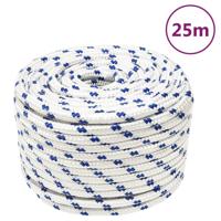 VidaXL Boot touw 12 mm 25 m polypropyleen wit - thumbnail