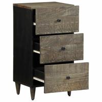 Dressoir 40x33x75 cm massief mangohout - thumbnail