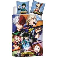 My Hero Academia - Allies 1 Persoons Dekbedovertrek (140cm x 200cm) - thumbnail