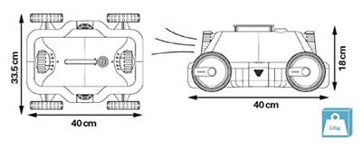 Automatische zwembadreinigers Bestway NOONOO