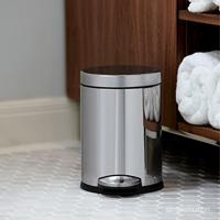 Simplehuman Afvalemmer Rond 4,5 liter (Wit) - thumbnail