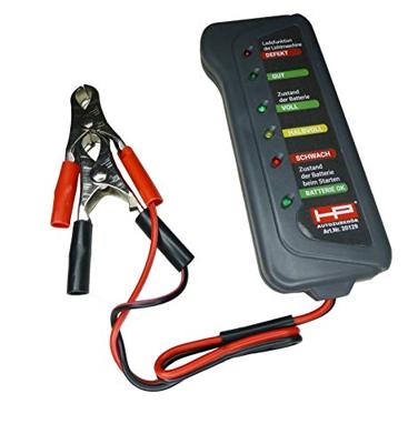 HP Autozubehör Accutester 12 V Accutest, Controle lichtmachine, Laadcontrole 23.5 cm x 14 cm x 2.5 cm
