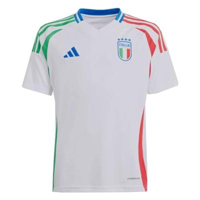 Italië Shirt Uit Junior 2024-2026 - Maat 140 - Kleur: Wit | Soccerfanshop