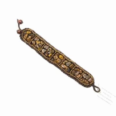 Armband Gehaakt Halfedelsteen 18 - 19 cm (Model 9) Armband Gehaakt Halfedelsteen 18 - 19 cm (Model 9)