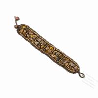 Armband Gehaakt Halfedelsteen 18 - 19 cm (Model 9) - thumbnail