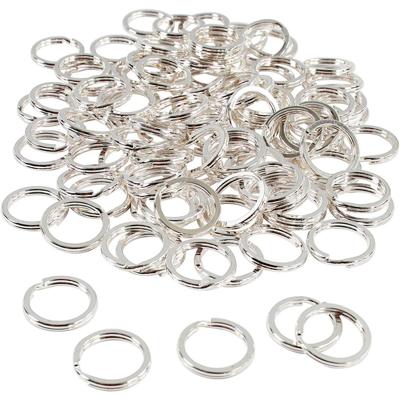 Vivi Gade Splitring, d 15 mm, verzilverd, 100 stuk/ 1 doos