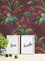 Architects Paper Jungle Chic rood behang | 377043 - thumbnail