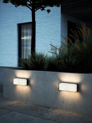 Nordlux WandampFluctus zwart rechthoek - 2318231003