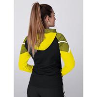 JAKO 6822D Jas Met Kap Performance Dames - Zwart/Zachtgeel - 36 - thumbnail