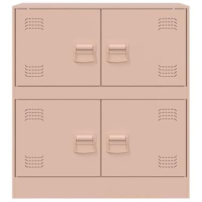 Dressoir 67x39x73 cm staal roze Dressoir 67x39x73 cm staal roze