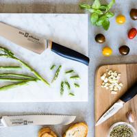 Keukenmes BRA A198006 Zwart Grijs Roestvrij staal - thumbnail